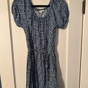 Copper Key Navy and White Dress